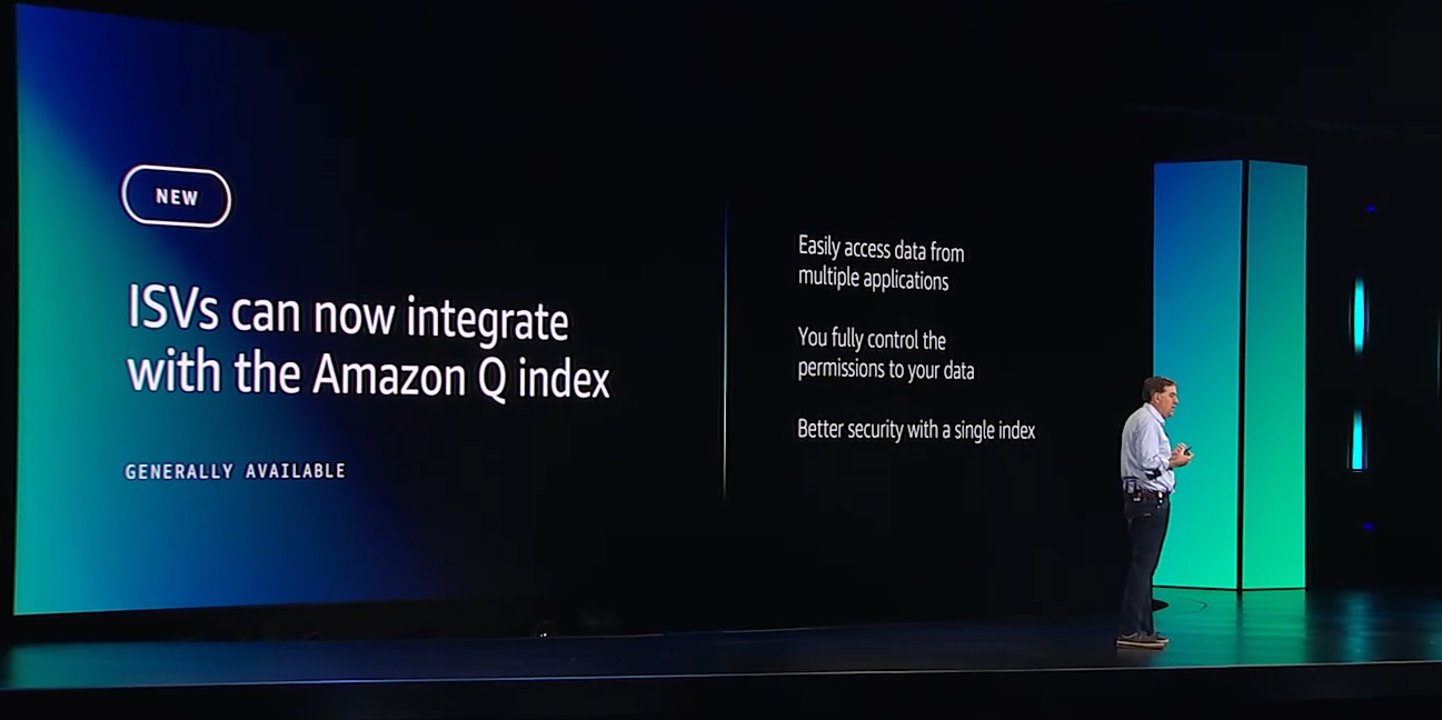 Amazon Q Business gets a story at AWS reInvent 2024 Constellation